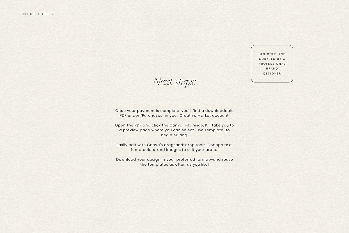 Luxury Wellness Branding Kit | Canva, a Branding & Logo Template by Ederra Design (Photo 13 of 13)
