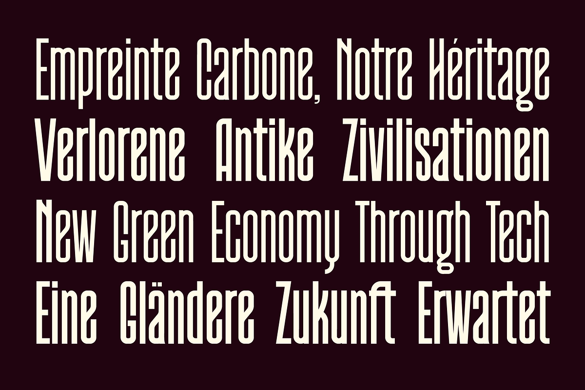 Wakatobi - Ultra Condensed Font, a Sans Serif Font by Creative Corner (Photo 21 of 21)