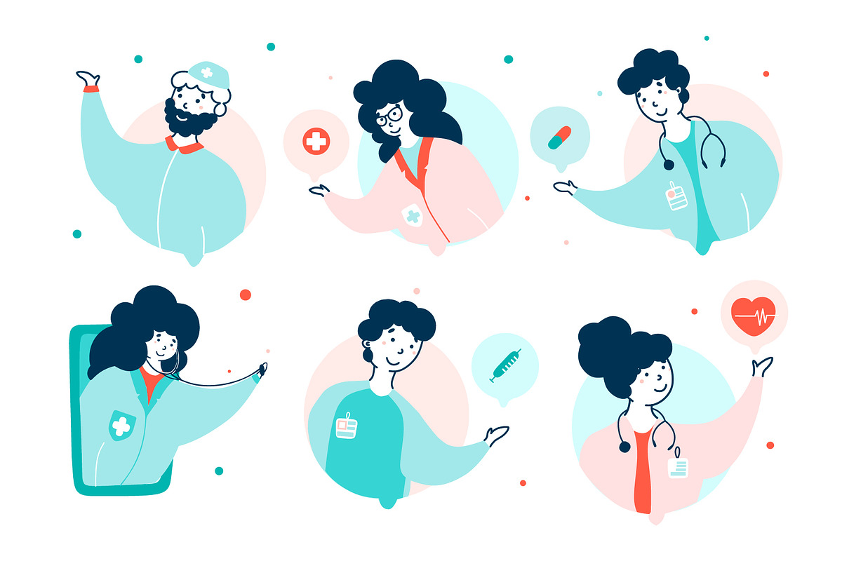 Virtual Doctor-Medical Illustrations, a Healthcare Illustration by LaVika (Photo 3 of 6)