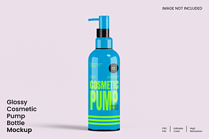 Cosmetic Pump Bottle Mockup, a Packaging Mockup by Unerispace