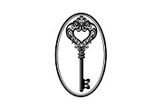 Vintage Key Frame SVG Bundle, an Illustration by Gaye Art (Thumbnail 13 of 31)