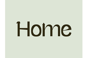 Modern vector typography design of