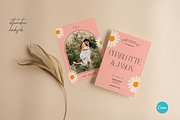 Daisy Floral Wedding Invite CANVA, an Invitation Template by StudioVonBraitenberg (Thumbnail 5 of 9)