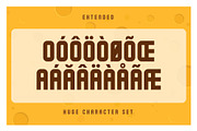 Cheddar Display Font, a Sans Serif Font by alpercakici (Thumbnail 4 of 12)