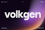 GC Volkgen – Modern Sans Serif, a Sans Serif Font by Glyphonic (Thumbnail 1 of 15)