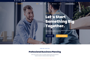 AT Finansor Onepage WordPress Theme