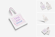 Canvas Tote Bag Mockup, a Product Mockup by MrLetters (Thumbnail 1 of 5)