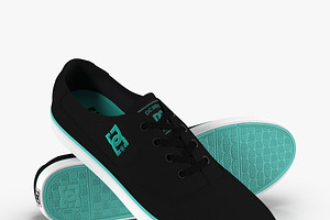 DC Shoes - Flash TX Black-Turquoise