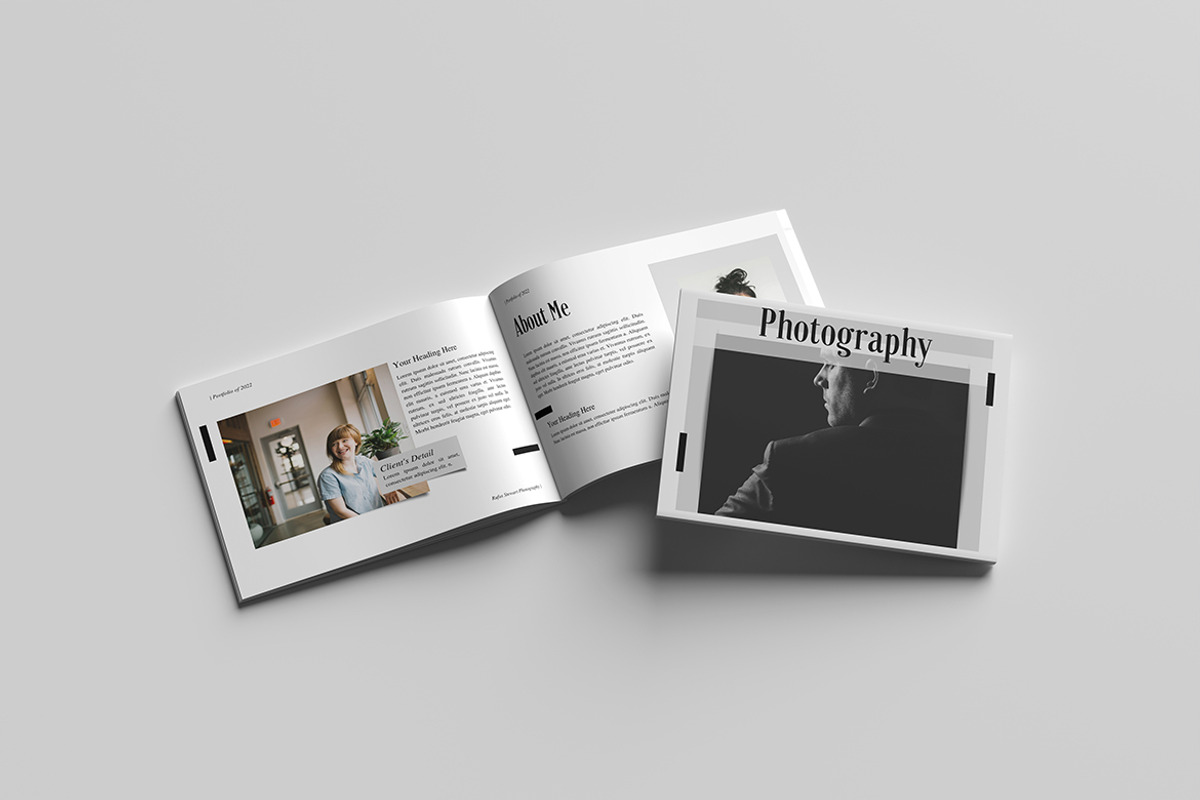 ladscape mockups a4, a Magazine Template by Creative_A23 (Photo 3 of 4)