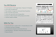 ATS Resume CV Word & Google Docs 45, a Resume Template by MrCam Template Resume|CV (Thumbnail 6 of 8)