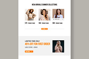 Modern Fashion Email Newsletter, an UI Kit Template by MightyDesign (Thumbnail 3 of 9)