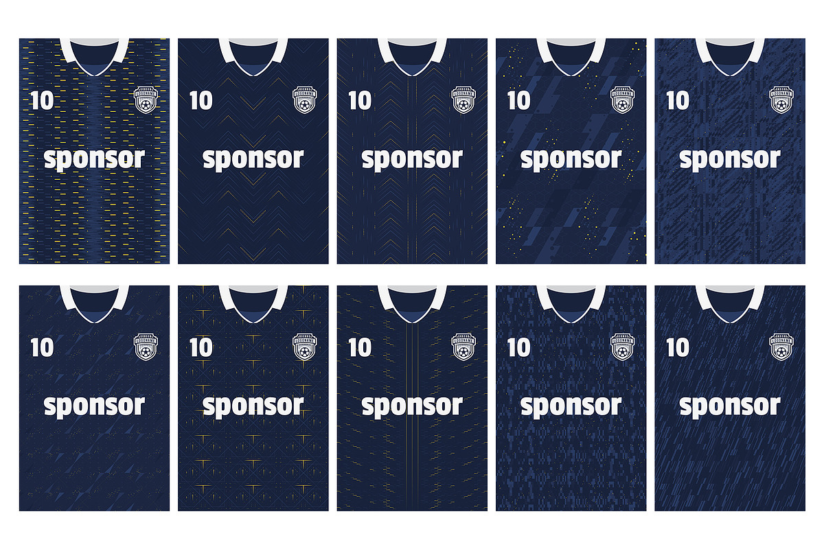 Bundles Sport Jersey Pattern Design, a Pattern Graphic by Evloxx Studio (Photo 4 of 11)