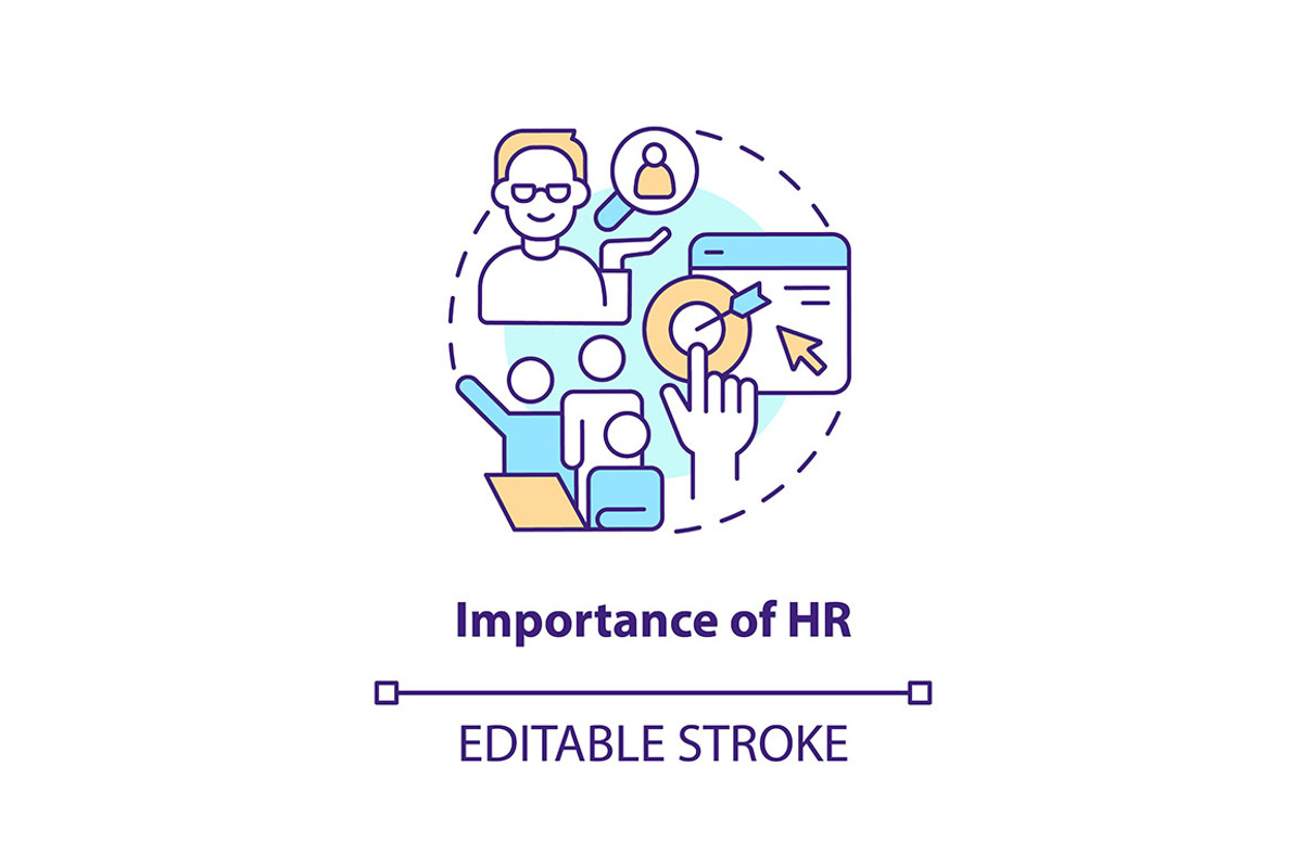 Importance of HR concept icon, an Icon by IMG Visuals
