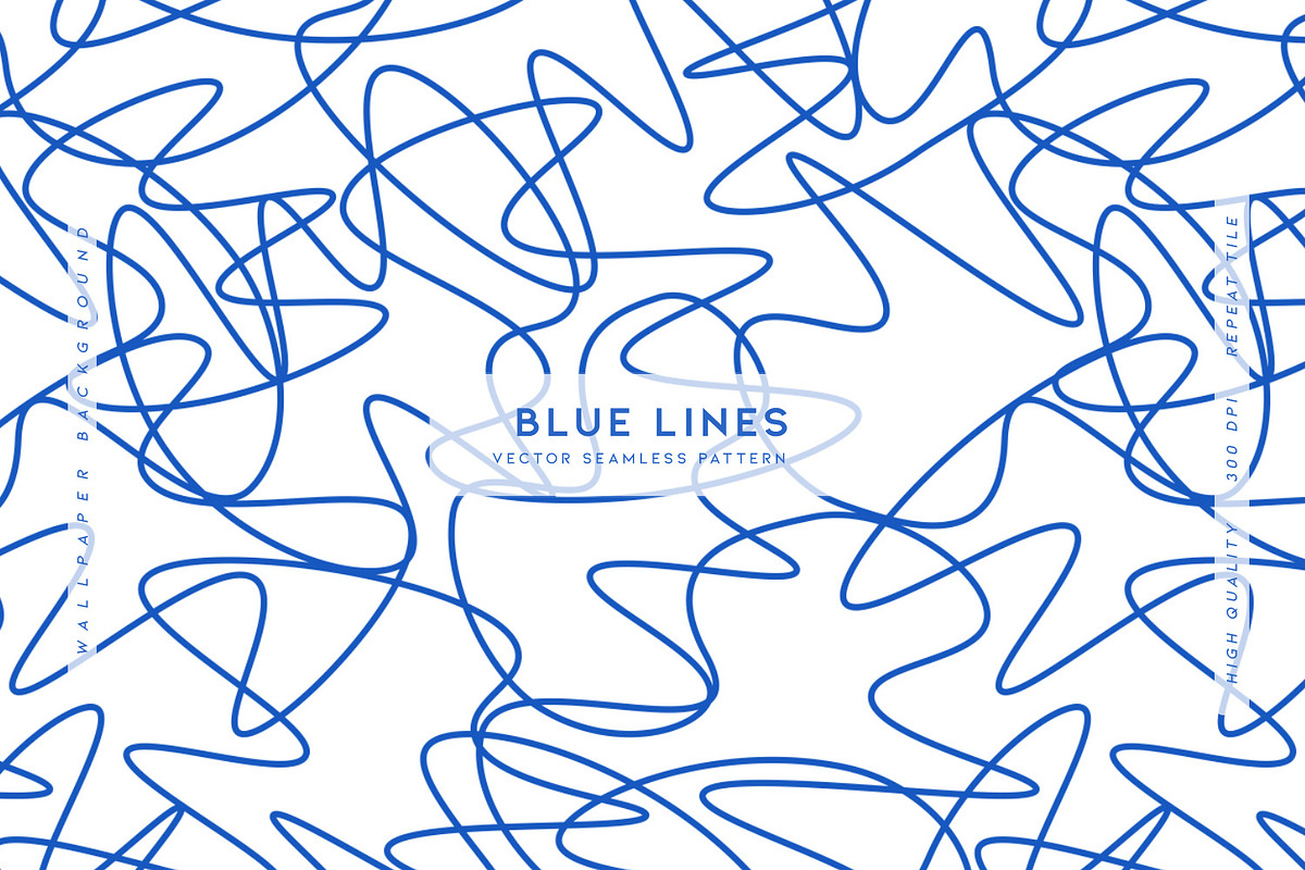 Blue Lines, a Graphic by MalyskaStudio (Photo 1 of 5)