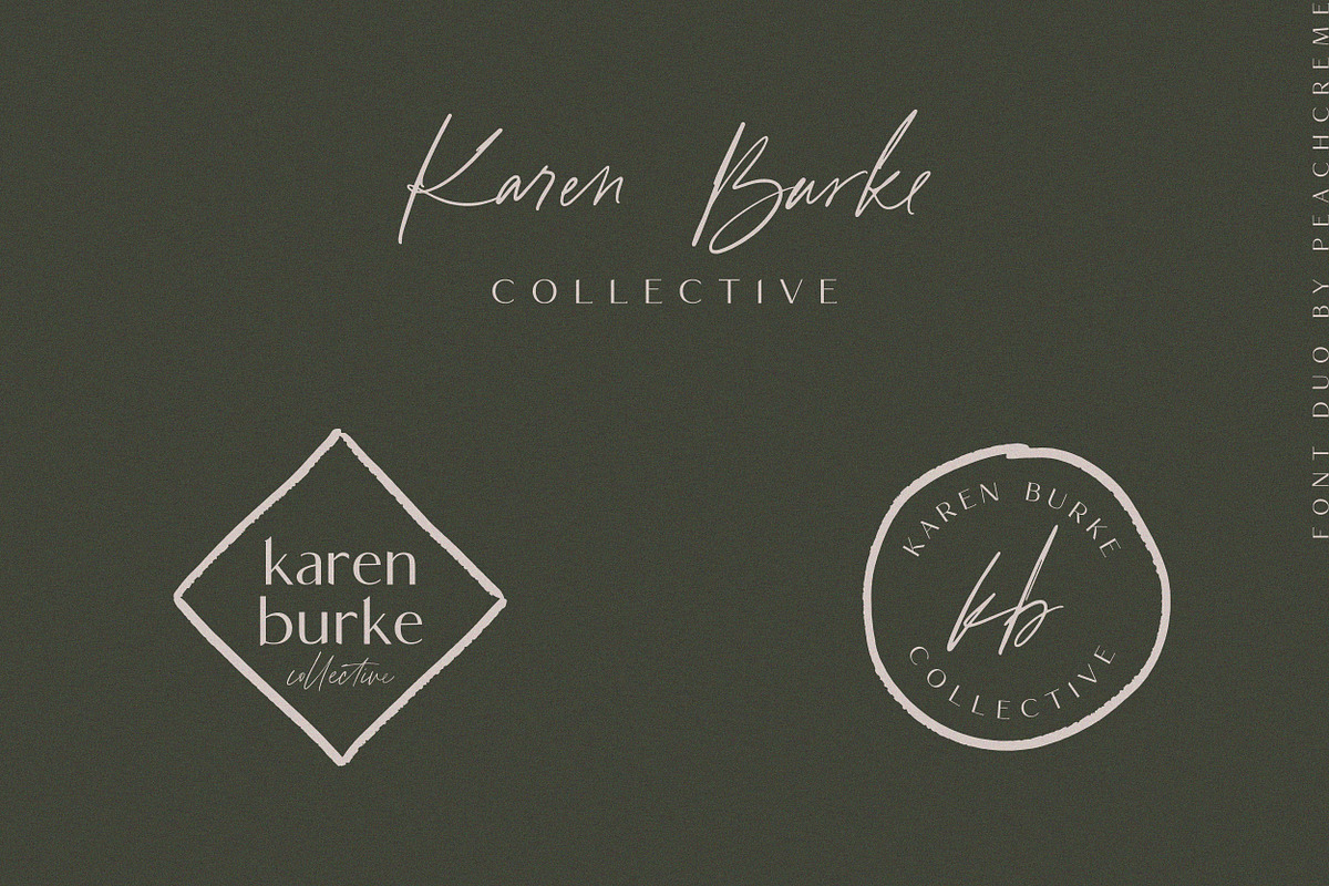 Chic Societe// Stylish Font Duo, a Handwritten Font by PeachCreme (Photo 14 of 18)