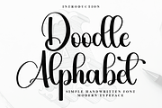 Doddle Alphabet, a Handwritten Font by InermediaSTUDIO (Thumbnail 1 of 7)