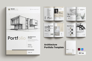 Architecture Portfolio Template, a Brochure Template by Cleffon_Graphic_Studio