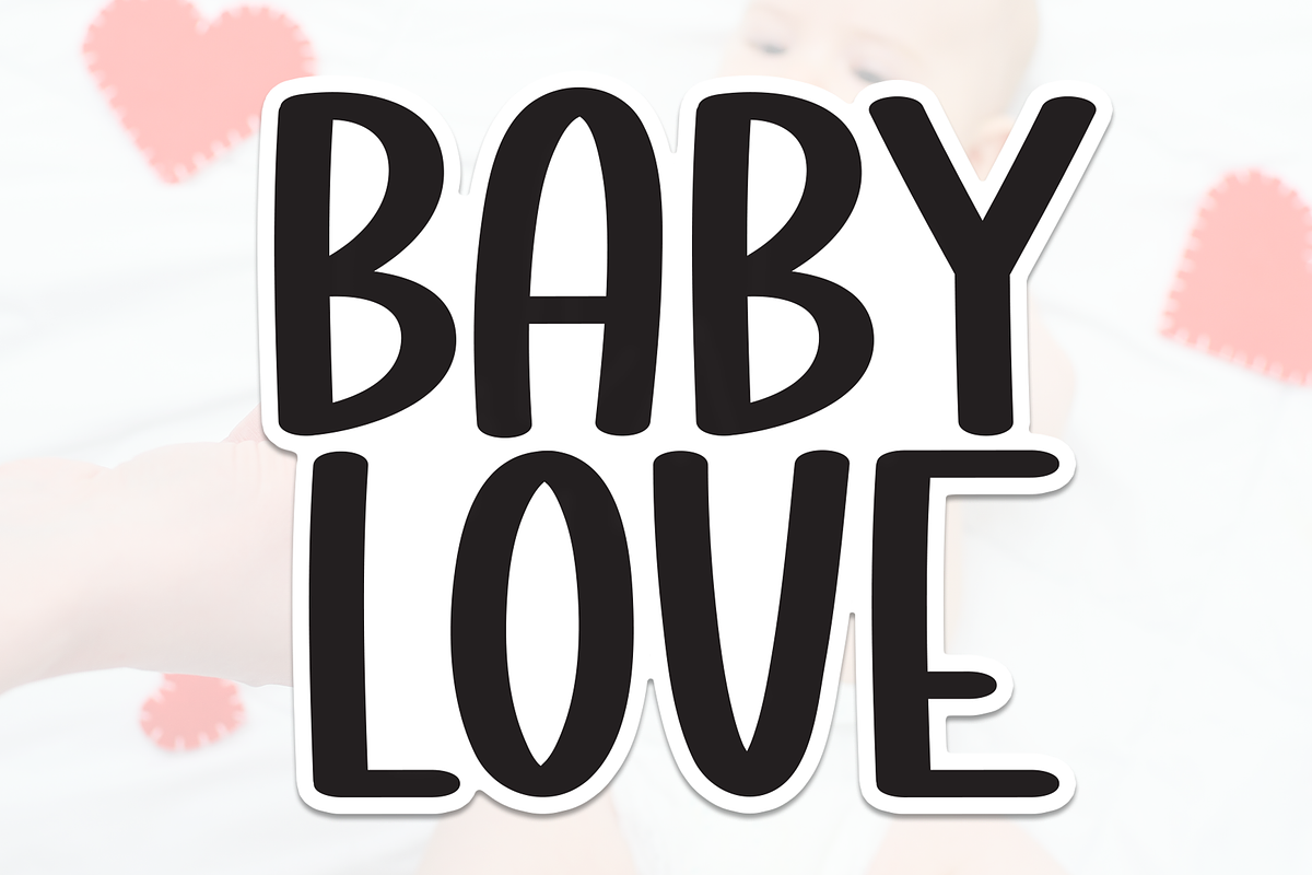 Baby Love | Script Font, a Script Font by Scratchones (Photo 1 of 8)