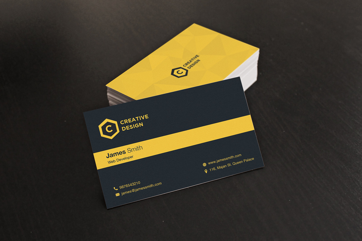 Hexa - Corporate Business Card, a Business Card Template by PSD Storm (Photo 2 of 10)