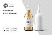 Pump Bottle Mockup, a Packaging Mockup by Mockup Factory (Thumbnail 2 of 3)