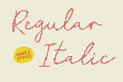CS Ruska Disco, a Script Font by Craft Supply Co. (Thumbnail 3 of 8)