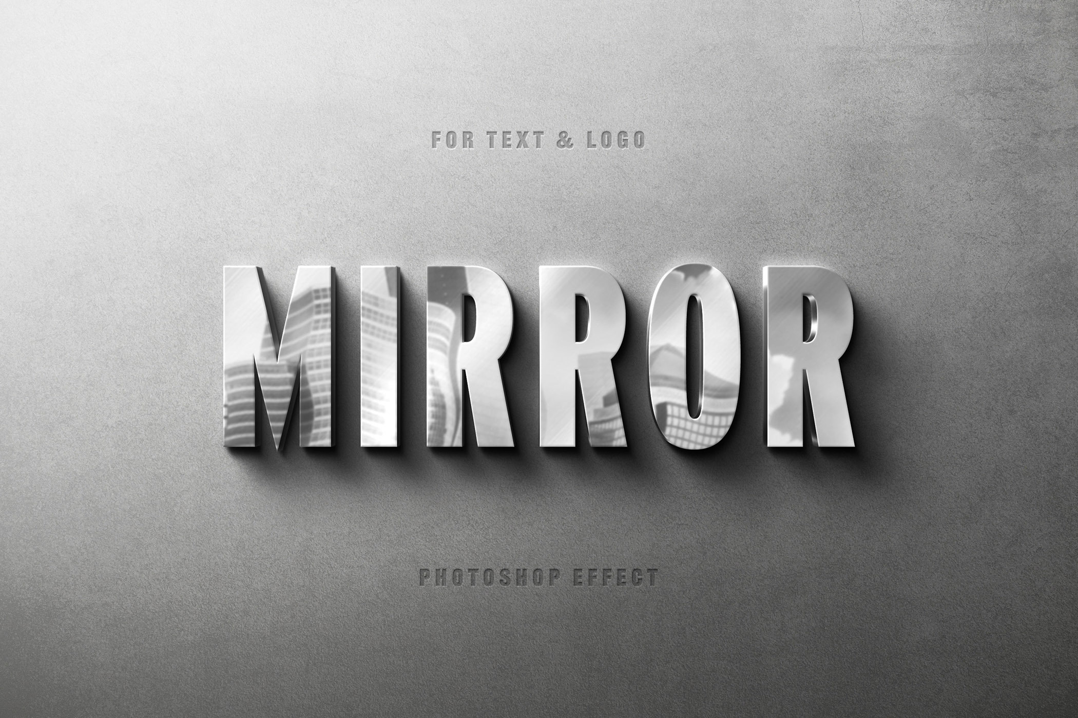 Reflecting Metallic Logo Mockup, a Product Mockup by Design Squad | Creative Market Reflecting Metallic Logo Mockup, a Product... 