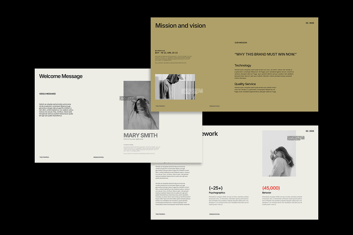 Brand Strategy Presentation Template, a Presentation Template by Templeste (Photo 4 of 4)