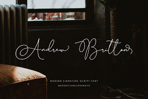 Andrew Britton - Script Wedding Font