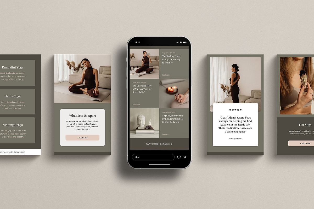 Asana Social Media Kit, a Social Media Template by Ruben Stom (Photo 4 of 19)