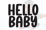 Hello Baby | Script Font, a Script Font by Scratchones (Thumbnail 1 of 8)