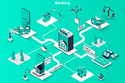 Isometric 3D Vector Illustrations, a Templates & Theme by alexdndz (Thumbnail 3 of 32)