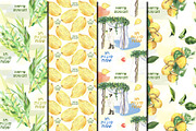 Watercolor Happy Sukkot patterns, a Pattern Graphic by DollyPotterson (Thumbnail 4 of 5)