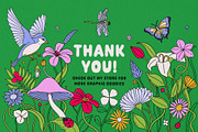 Wild Garden Vector Collection, a Pattern Graphic by rouxsupplyco (Thumbnail 13 of 13)