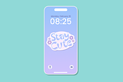 Cyutes - A Playful Bubble Font, a Script Font by Graphue (Thumbnail 7 of 9)