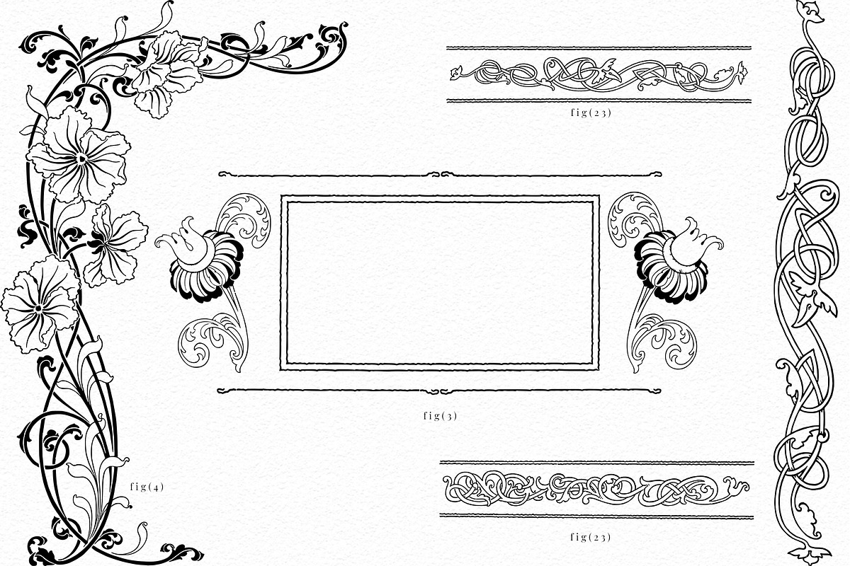 Procreate Corners and Borders, a Brush Add-On by AW Studios (Photo 4 of 9)