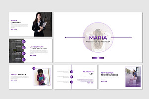 Maria - Google Slides Template