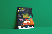Christmas Delivery Service Flyer, a Flyer Template by PuriCreative (Thumbnail 2 of 3)