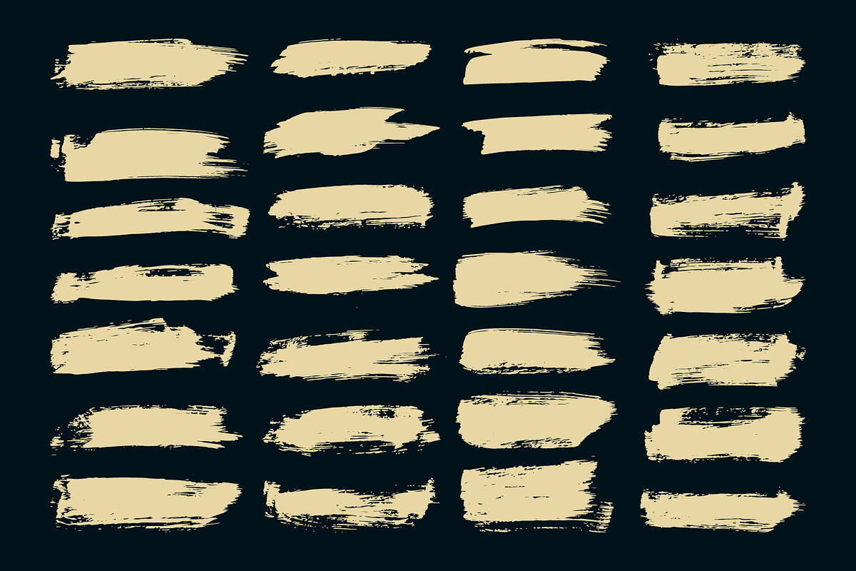Set of Abstract Grunge Brush Strokes, a Brush Add-On by Warm Snow (Photo 3 of 6)