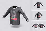 Long Sleeve T-Shirt Mockup, a Shirt Mockup by xavier_studio (Thumbnail 1 of 5)