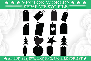 Gift tag Svg, Gift, Tag Svg, an Object Graphic by VectorWorlds