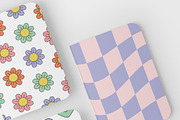 Groovy seamless patterns set, a Pattern Graphic by Swetsol (Thumbnail 9 of 10)
