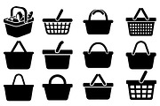 Shopping and Grocery Basket, an Object Illustration by jahid234 (Thumbnail 1 of 13)