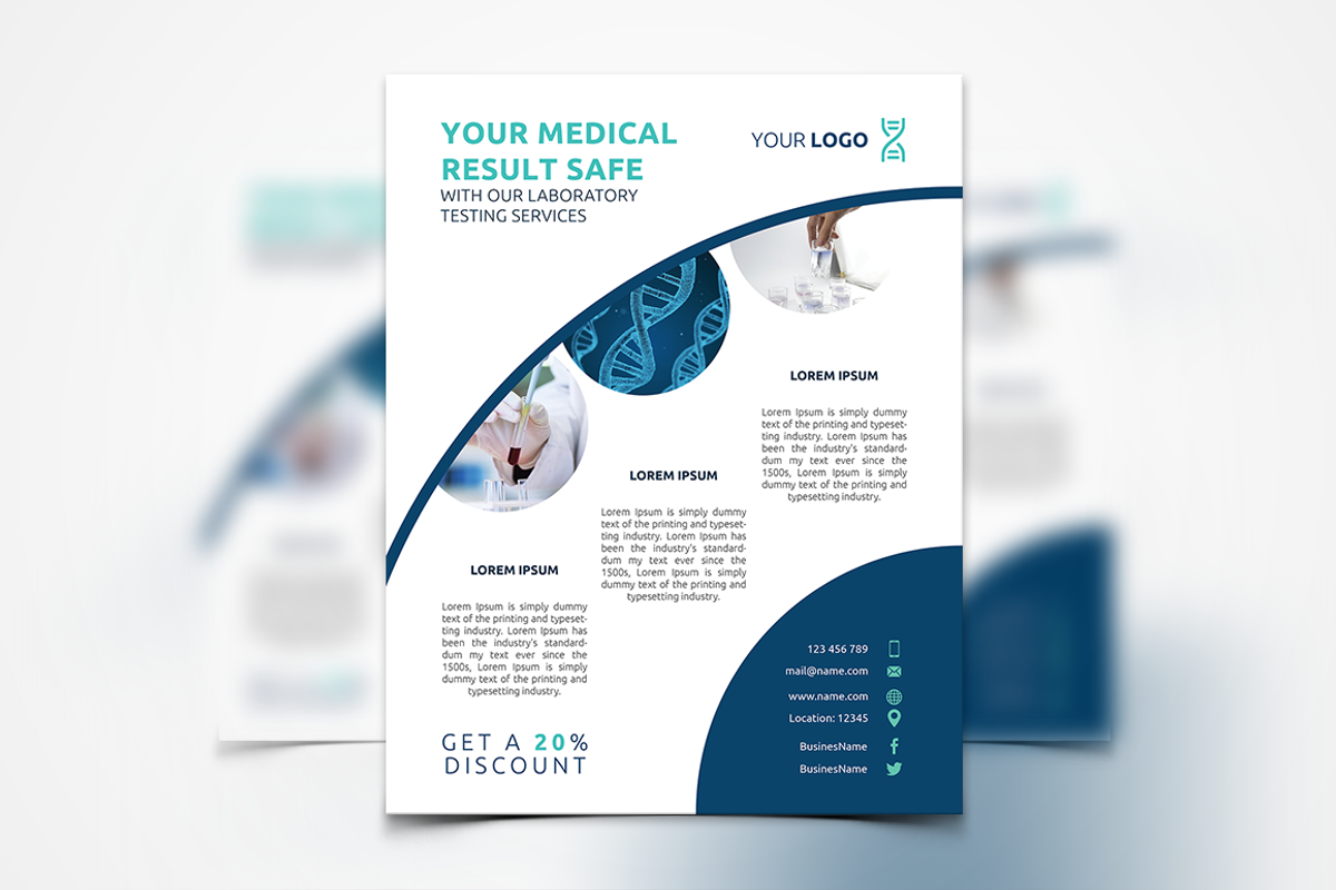 TOP 100 PREMIUM Flyers Templates, a Flyer Template by UNIK Agency (Photo 28 of 82)