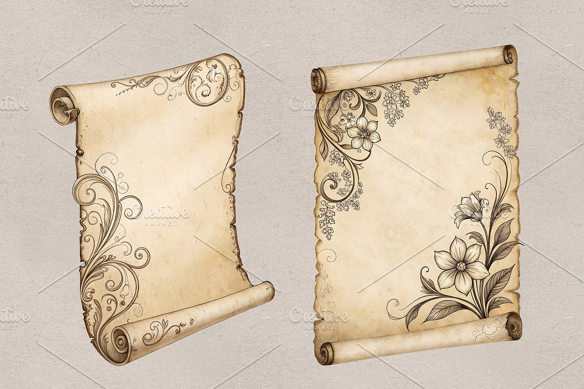 Vintage Decorative Borders & Frames, a Decorative Illustration by MRI STUDIO (Photo 24 of 34)