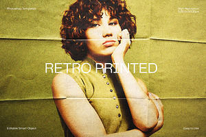 Retro Printed Photo Effect