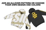 Basic Hoodie Vector Flat Mockup, a Hoody Mockup by Infinity Mockups (Thumbnail 3 of 9)