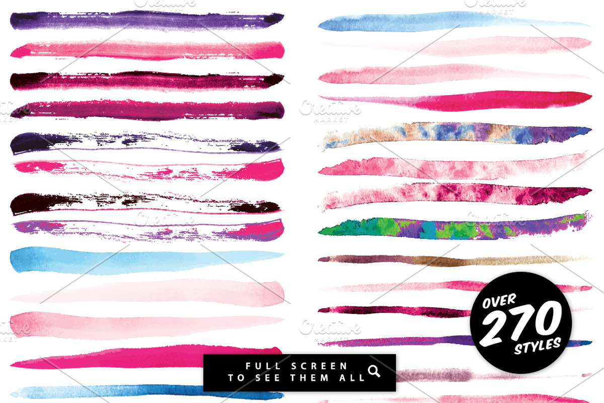 Power Paint Illustrator Brushes preview 2