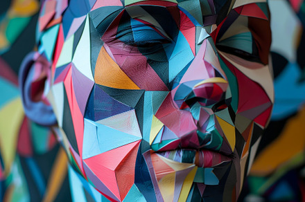 Detailed close up of a persons face, a Photo by Iftikhar Alam