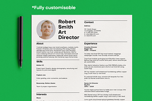 Modern Minimalist Resume