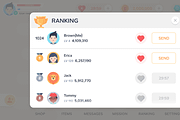 GUI - Mono Round, an UI Kit Template by LAYERLAB (Thumbnail 21 of 32)
